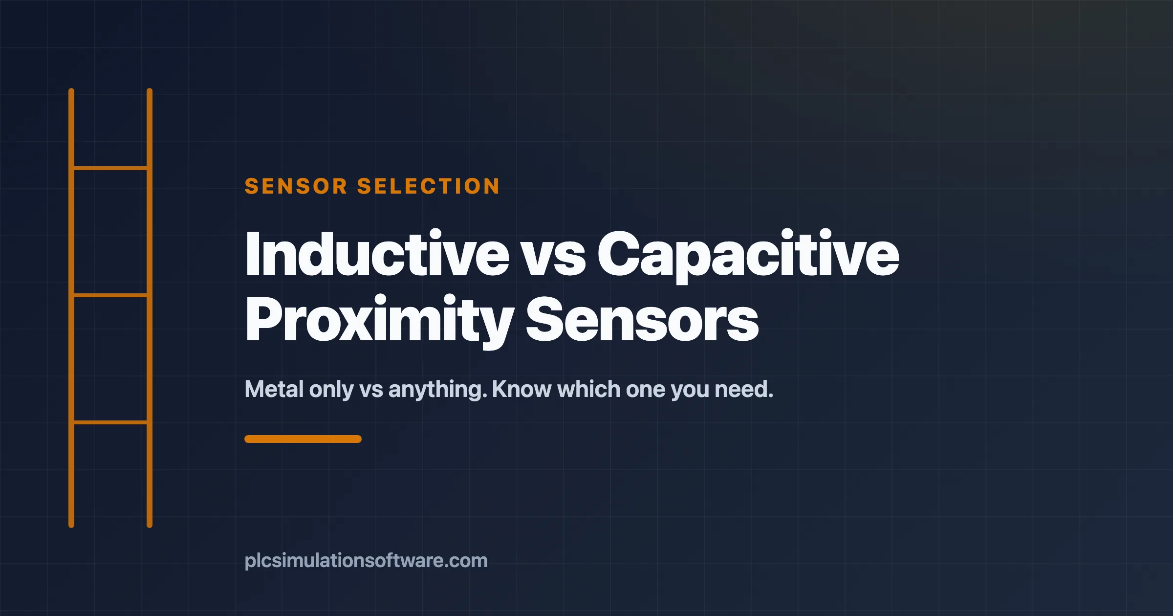 Inductive vs capacitive proximity sensor — working principle, detection range, and applications